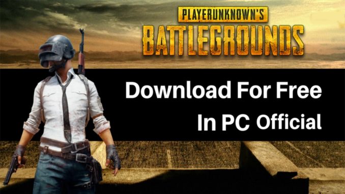 free download pubg for windows 10