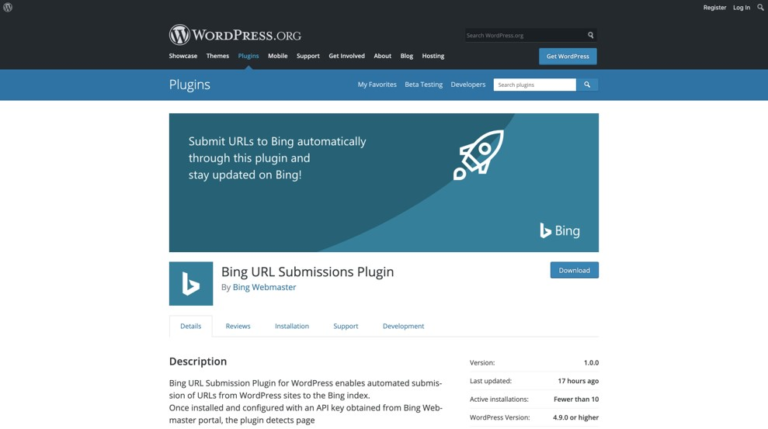 Bing Launched URL Submission WordPress Plugin for fast Indexing