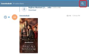 how to download movies in telegram