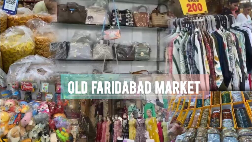 Old Faridabad Market by Bus