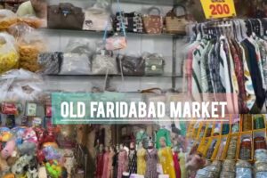 Old Faridabad Market by Bus