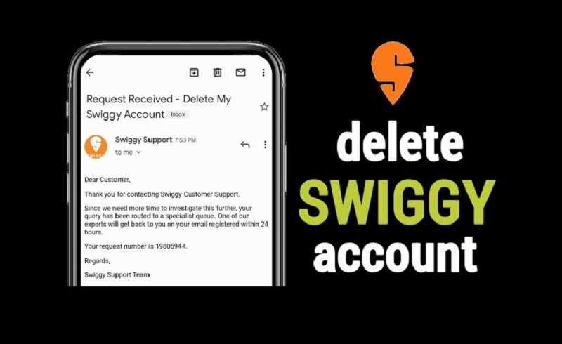 How to Delete Swiggy Account